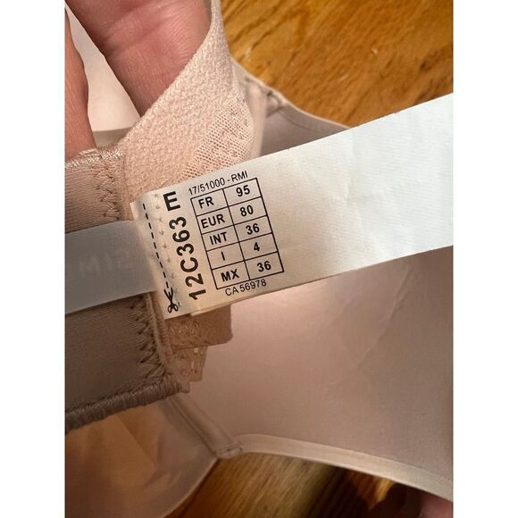 Simone Perele Muse Contour Plunge Bra Sz. 36D (36DD) - Picture 7 of 7